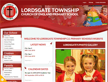 Tablet Screenshot of lordsgateschool.co.uk